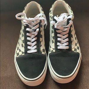 Vans primary check old skool lace up shoes size 12